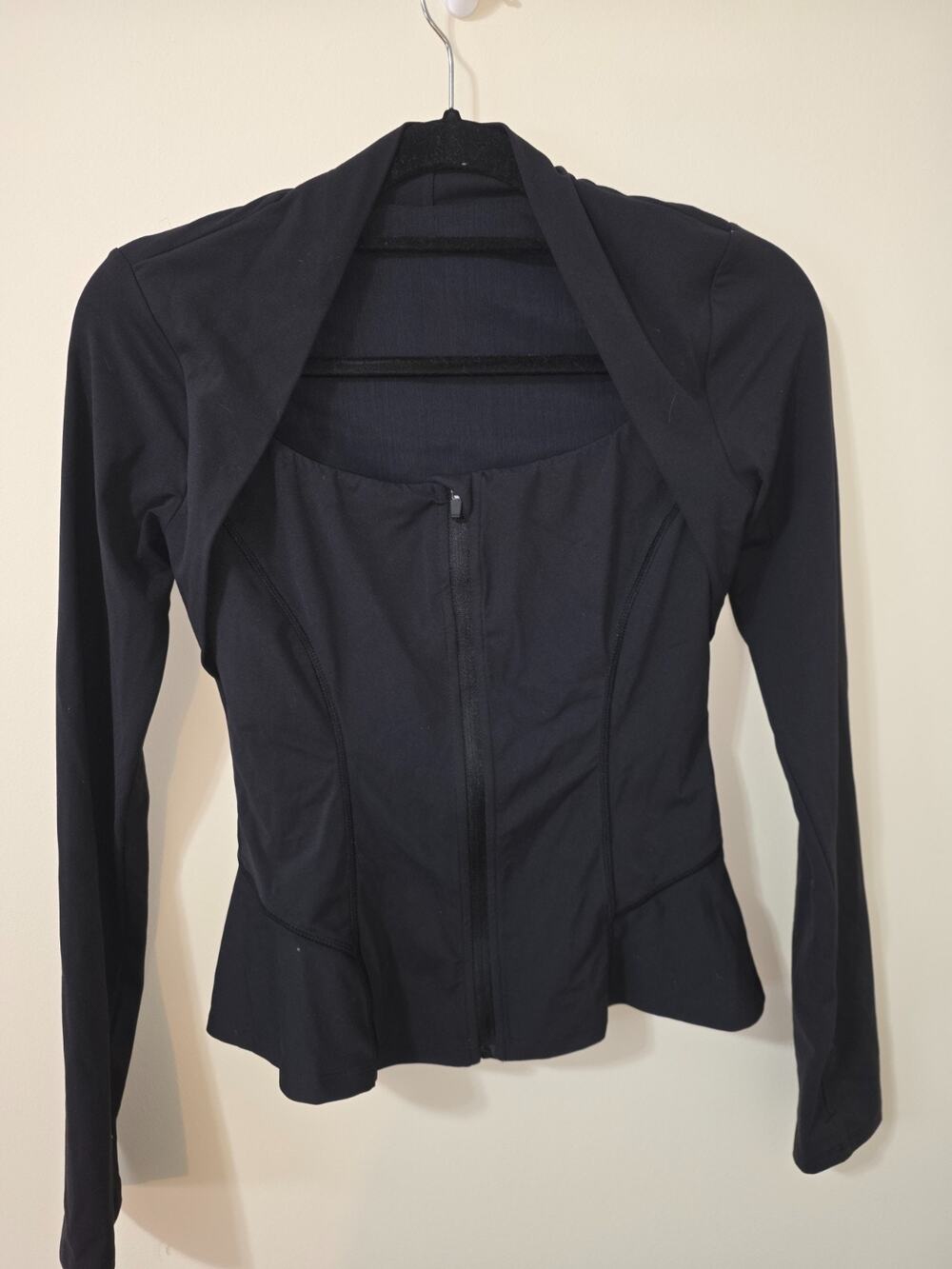 Halara UltraSculpt Mock Neck Push-Up Long Sleeve Thumb Hole Yoga Jacket XS